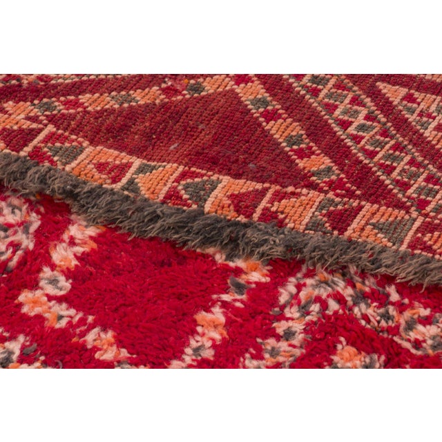 Rug & Kilim Vintage Moroccan Berber Rug With Diamond Design by Rug & Kilim, 1950-1959 For Sale - Image 4 of 9