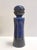 Postmodern Blue and Yellow Glazed Vase and Bottles attributed to Parravicini, 1970s, Set of 3 For Sale - Image 11 of 15