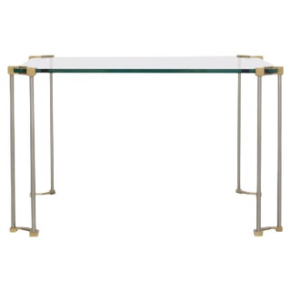 Low Glass Table by Peter Ghyczy, 1970s For Sale