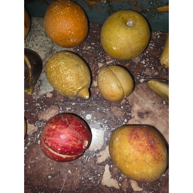 1940s Vintage Stone Fruit Collection For Sale - Image 5 of 10