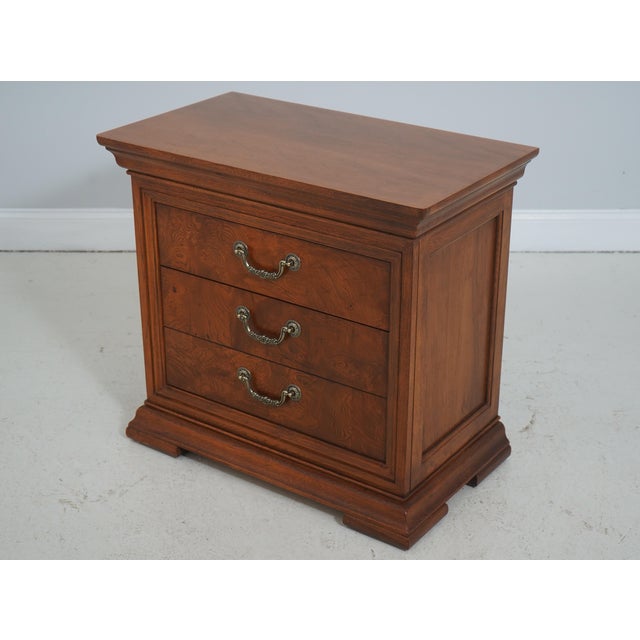 Age: Approx: 30 Years Old Details: Dovetailed Drawer Construction Quality Construction Burl Elm Drawer Fronts Condition:...