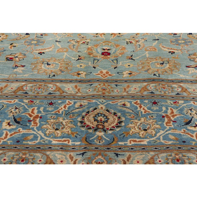 Mid 20th Century Vintage Persian Kashan Rug, 09'08 X 13'07 For Sale - Image 5 of 10