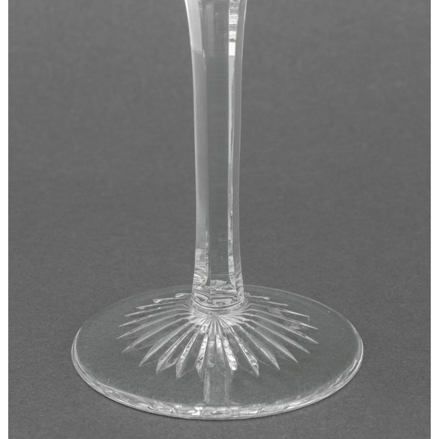 Bohemian Cut-Crystal Wine Glasses, 7 For Sale In New York - Image 6 of 8