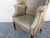 Antique English George LLL Leather Wingback Armchair For Sale - Image 17 of 18