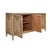 Worlds Away Matthew Izzo Home Casey Wrapped Rope Four Door Buffet With Satin Brass Door Pulls and Footcaps For Sale - Image 4 of 10