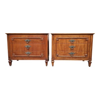 Mid 20th Century John Widdicomb Nightstands - a Pair For Sale