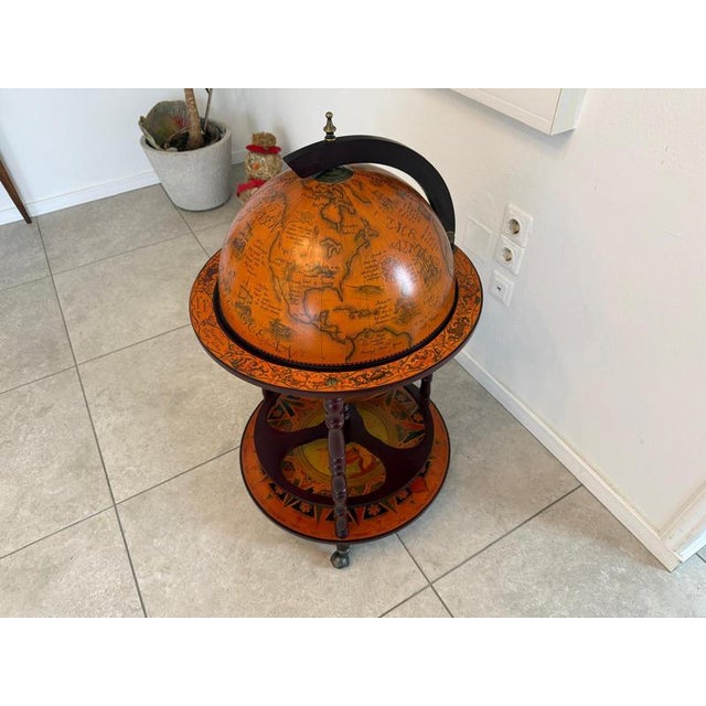 Vintage Globe Bar Cabinet, 1980s For Sale - Image 10 of 14