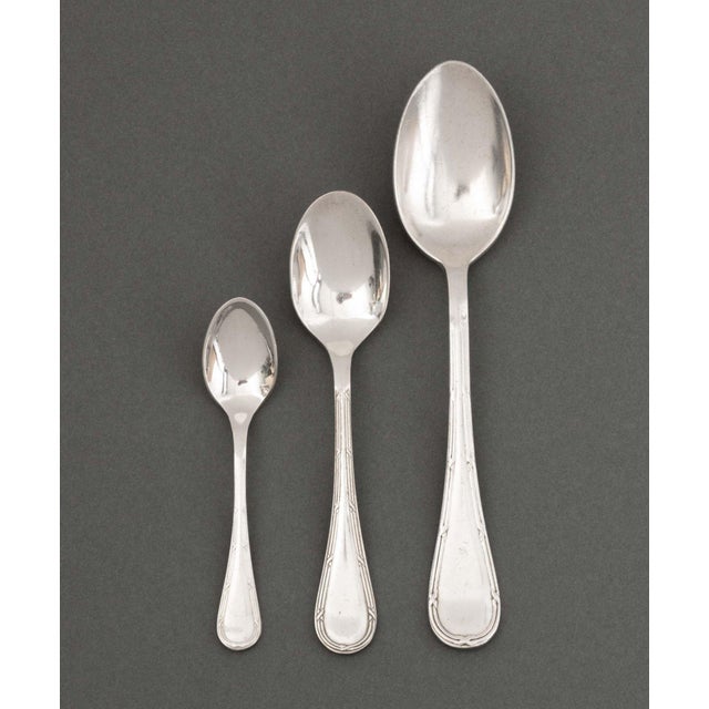 Christofle Silver Plate Flatware Service, 32 Pcs. For Sale In New York - Image 6 of 14