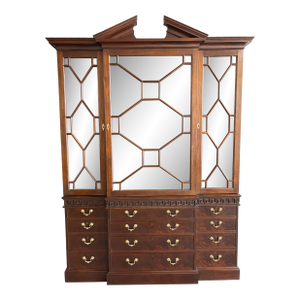Chippendale Mahogany Breakfront by Stickley, 20th Century