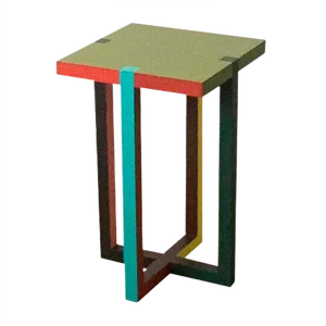 Rally Q Side Table by Martin Holzapfel