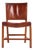 Red Chair in Oak and Nigerian Goat Leather by Kaare Klint for Rud. Rasmussen, 1937 For Sale
