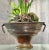Shabby Chic Antique Hand Hammered Copper Bowl Centerpiece Planter For Sale - Image 3 of 6