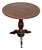 Folding Round Walnut Table For Sale