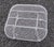 Russell Woodard 1950s Woodard Sculptura Patio Stool Unmarked For Sale - Image 4 of 7