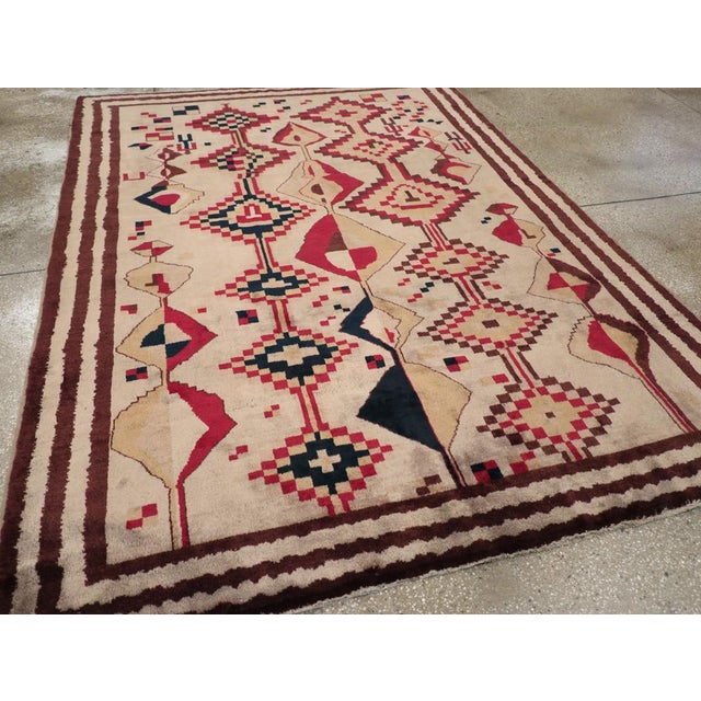 Galerie Shabab Collection Mid-20th Century Turkish Anatolian Tribal Accent Rug For Sale In New York - Image 6 of 8
