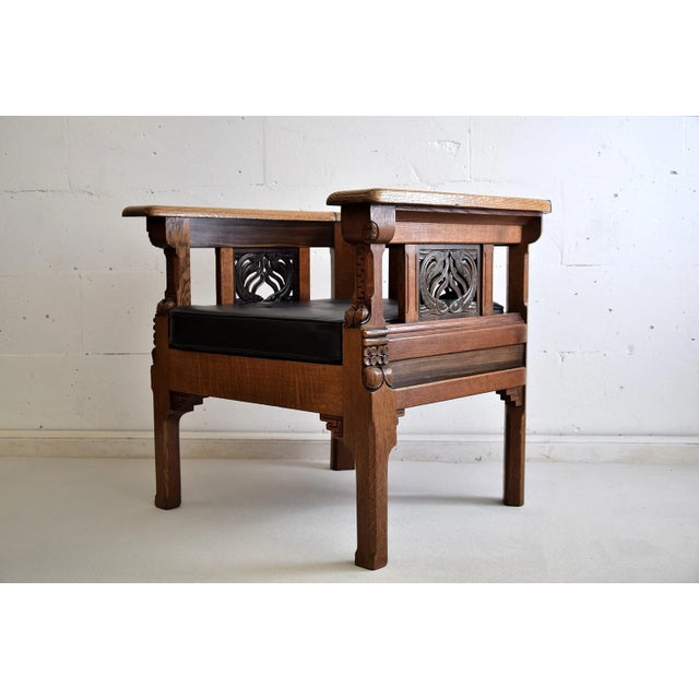 1920s Art Deco Armchair by Lion Cachet, 1929 For Sale - Image 5 of 11