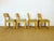 1960s Vintage Beechwood and Green Corduroy Dining Chairs, 1960s, Set of 4 For Sale - Image 5 of 18
