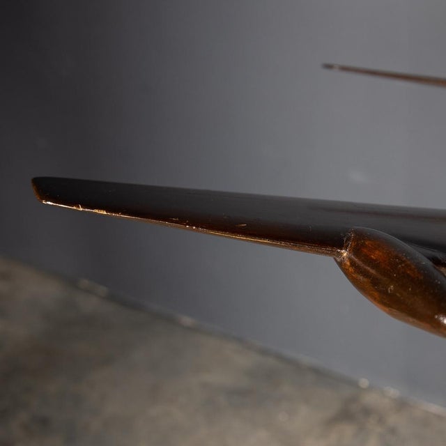 Vintage Model of Hawker Siddeley Nimrod Airplane in Mahogany, 1960 For Sale - Image 17 of 18