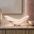 Vetri-Murano Glass Art Crescent Shaped Table Lamp For Sale - Image 10 of 10