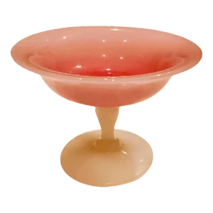 1920s Steuben Rosaline Alabaster Compote