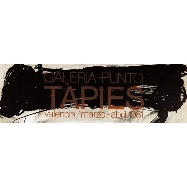 Galeria Punto Poster after Antoni Tapies For Sale - Image 5 of 6
