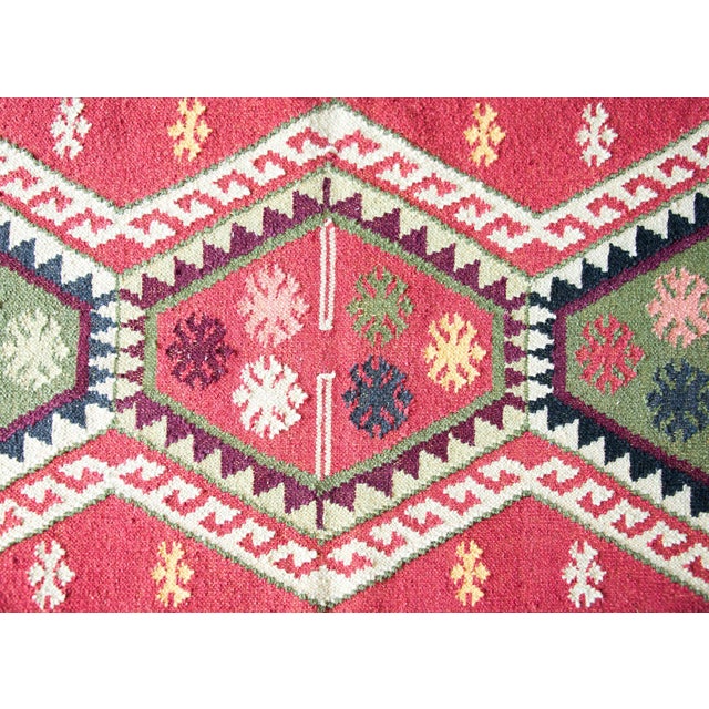 Vintage Afghani Kilim Runner For Sale - Image 12 of 16