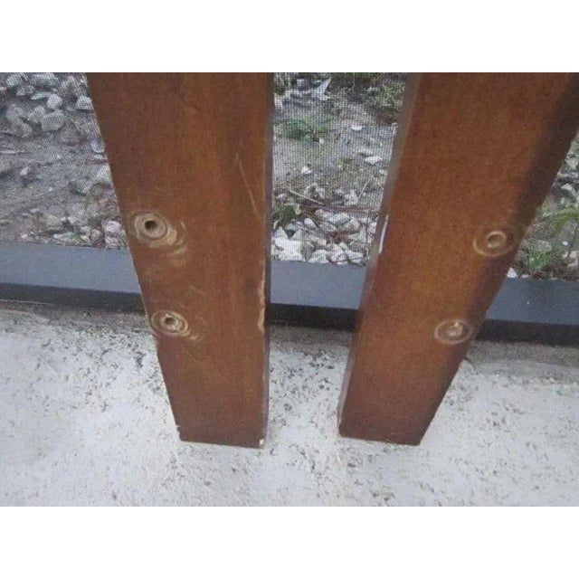 Wood 1980s Hollywood Regency Set of Two Twin Headboards in Honey Color For Sale - Image 7 of 13