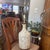 This is a very nice bottle-shaped cork lamp. It has a wonderful Mid Century vibe.