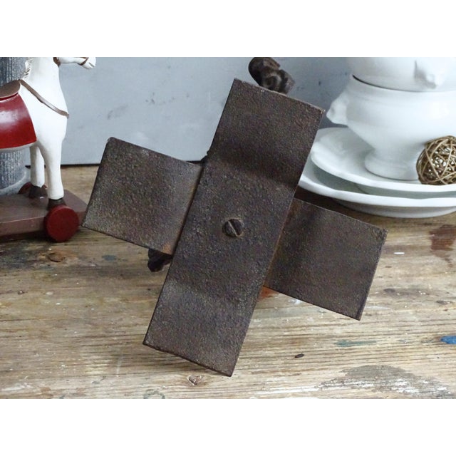 Antique Iron Kitchen Scale Wirtschafts, Ornate Household Scale For Sale - Image 12 of 12