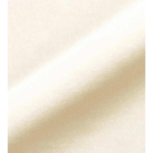 Traditional The House of Scalamandré Torino Velvet Fabric, Buttercream For Sale - Image 3 of 3