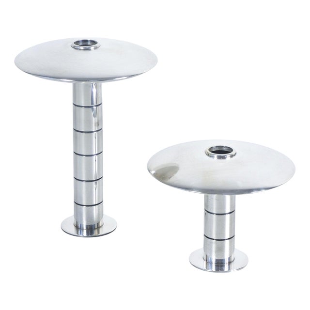 Candlesticks by Lino Sabattini, Set of 2 For Sale