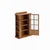 "The Mission 1 Door Bookcase with Side Shelves - Michael’s Cherry is a beautifully crafted piece that complements Mission...