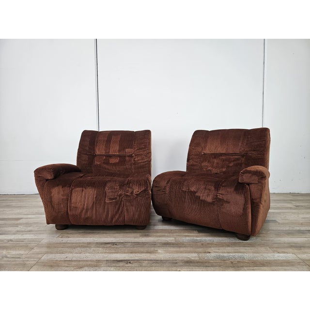Modular Two-Seat Fabric Sofa, 1970, Set of 2 For Sale - Image 6 of 17