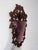 1920s Antique Black Forest Carved Walnut Wall Pocket With Female Portrait For Sale - Image 5 of 9
