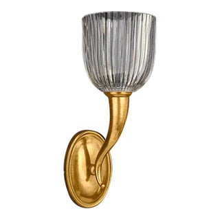 Olympia Uno Sconce in Gold Finish For Sale
