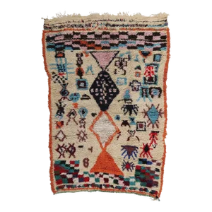 Vintage Moroccan Azilal Rug - 05'07 X 08'06