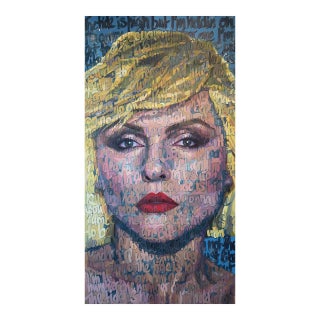 Christina Major Oil on Canvas “Debbie Harry” by Christina Major 40 x 77 2025 For Sale