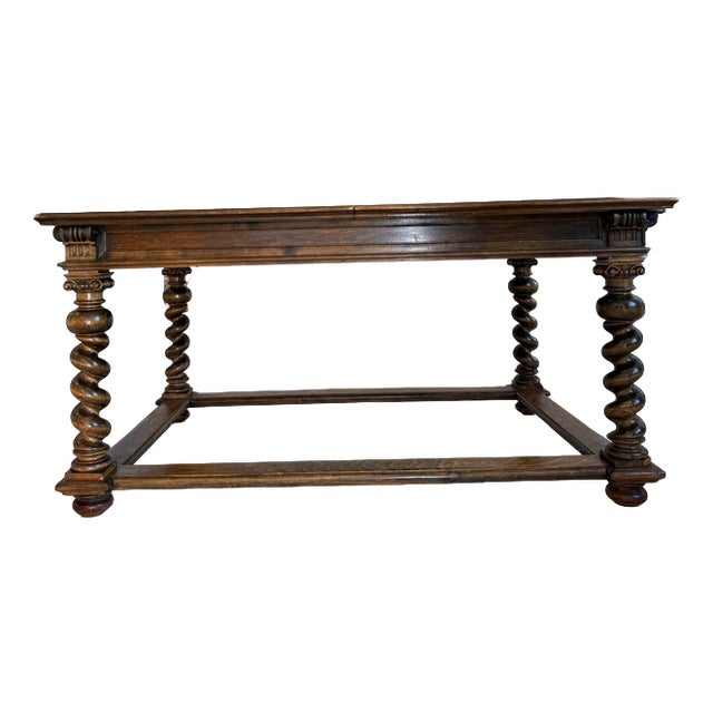 Baroque Extendable Dining Table For Sale