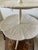 Elegant Vintage White Two Tier Ceramic Serving Stand For Sale In Phoenix - Image 6 of 10