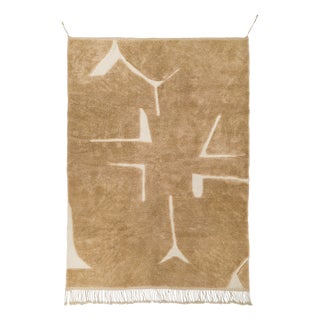 Hand-Knotted Wool Premium Rug by Azele Studio For Sale