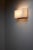 Beige Large Wall Lamp with Textured Diffuser and Teak Frame from Kontakt-Werkstätten, 1960 For Sale - Image 8 of 9