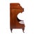 Wood American Neoclassic Mahogany Demilune Dressing Stand on Brass Castors, 1830 For Sale - Image 7 of 15