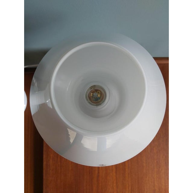 Mushroom Lamps in Opaline from Peill & Putzler, Set of 2 For Sale - Image 12 of 18