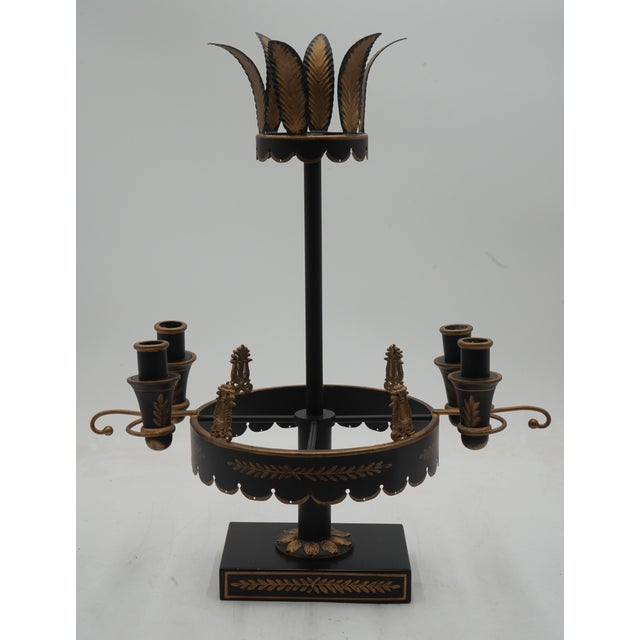 Age: Approx. 30 Years Old Details: Neoclassical Design High Quality Construction Nice Painted Toleware Offered @ Fraction...