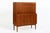 1960s Mid-Century Danish Modern Teak Secretary Desk Cabinet 1960s For Sale - Image 5 of 16