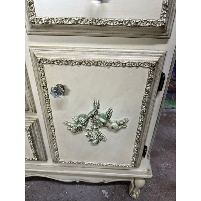 2000 - 2009 A F K French Style Painted Dresser For Sale - Image 5 of 12