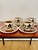 Kimono Coffee Service of Cups and Saucers from Boch La Louviere, Belgium, 1960s, Set of 5 For Sale - Image 9 of 9