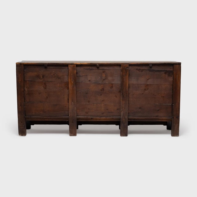 Chinese Chinese Summer Sky Lacquered Coffer, C. 1920 For Sale - Image 3 of 8