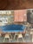 Blue Antique Victorian Eastlake Tufted Blue Velvet Walnut Parlor Settee Sofa For Sale - Image 8 of 9