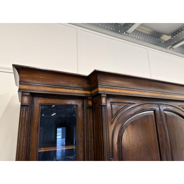 English Royal Antique Collection Bookcase For Sale - Image 12 of 18